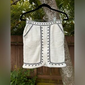 Anthropology Dolan Tweed Mini Skirt Size Petite XS